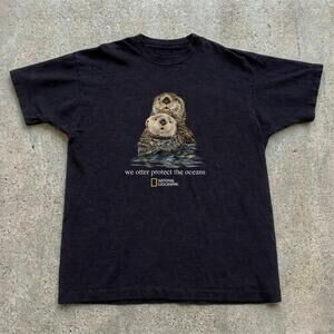 National Geographic Black Otter Tee